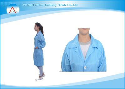 China Unisex  Professional Lab Coats for Cleanroom ESD Static dissipative for sale