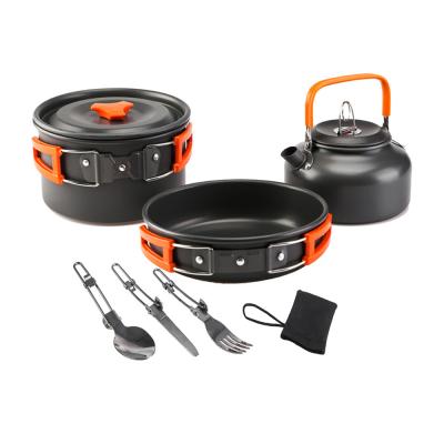 China Amazon Sustainable Cookingware Hot Sale Set Kitchen Cooking Pot 6Pcs Stainless Steel For Cooking for sale