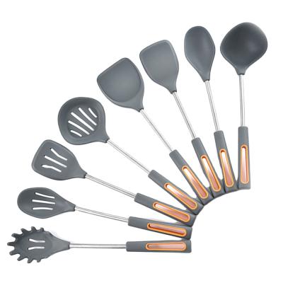 China Viable Wholesale Cheap Kitchen Supplies 8 Piece Set Stainless Steel High Temperature Cookingware Set Non-Stick Cookingware Set for sale