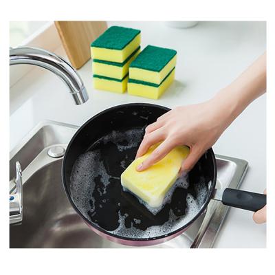 China Sustainable Eco Friendly Scrubber Scrubber Kitchen Density Sponge Set Sponge Cleaning Kitchen for sale