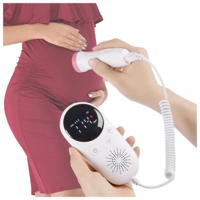 China Hot Sale Metal Doppler Baby Heart Sound Monitors Fetal Unborn Baby Heartbeat Monitor For Pregnancy for sale