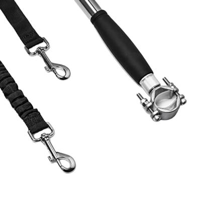 China Reflective Wholesale Cheap Professional Luxury Dog Bicycle Leash Manufacturer Portable Metal Bracket Band for sale