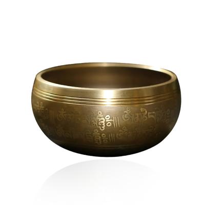 China Folk Art High Quality Brass Handmade Yoga Meditation Singing Bowls for sale