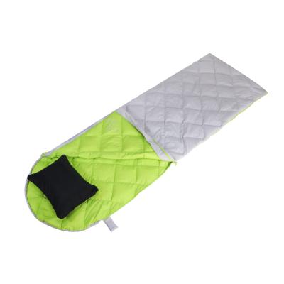 China 2021 Outdoor Envelope Type Light Weight Envelope Duck Down Summer Sleeping Bag 3 Season For Travel Camping Hiking for sale