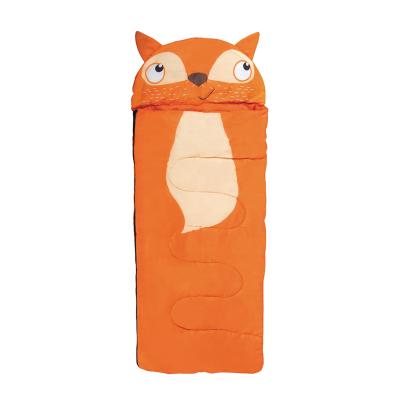 China Portable Cute Animal Cartoon Character Kids Custom Sleeping Envelope Type Camping Bags for sale