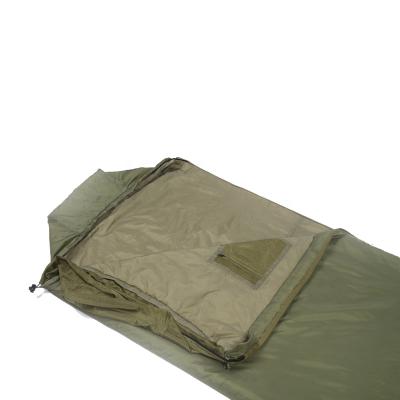 China Envelope Type Camping Hiking Warm Army Envelope Sleeping Bag With Phone Case for sale