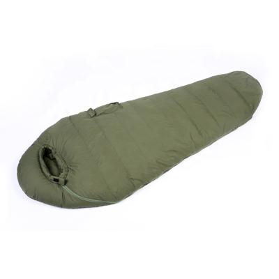 China Custom Mummy Portable Outdoor Camping Army Durable Lightweight Sleeping Bag for sale