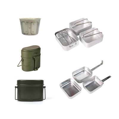 China Best Price Easy Factory Price Stainless Mess Canister Metal Food Bowl High Quality Now at Carrier for sale