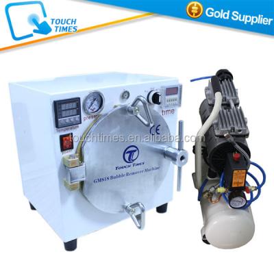 China TouchTimes GM818 Mini Autoclave Bubble Remover Machine for Mobile Phone LCD Refurbishing with Air Compressor GM 818 Debubbler Machine for sale