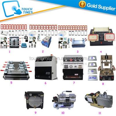 China Max 10 Inch LCD Separating Full Set LCD Repair Machine With LCD Separator Machine+Vacuum Laminating Machine+Mini Autoclave for sale