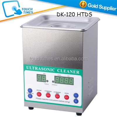 China DK-120 HTDS Ultrasonic Cleaner 200ml Smart Dual Frequency Heating Ultrasonic Cleaner for headware for sale