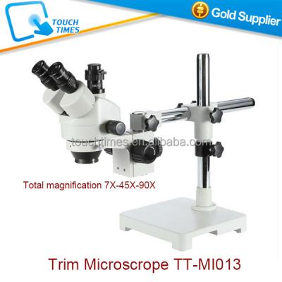 China Trinocular Stereo Microscope TT-MI013 With Magnification 7X-45X-90X TT-MI013 for sale