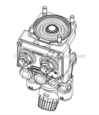 China Mercedes Benz TS16949 Certified Wabco EBS System ZR-Q007 Wabco Auto Spare Parts 4800010100 0034348506 for sale