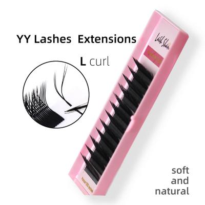 China Soft/softer natural/light weight/durable/stable curl/silk clover Lash Premade Fans L M Fluffy Curl/volume fans Mink Full Volume YY W33D 4D 5D 0.05 0.07 eyelashes 8-15mix Tray Volume Eyelash Extension for sale