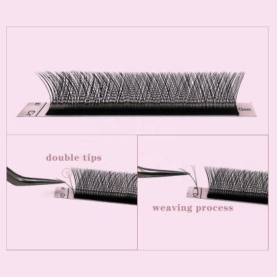 China Soft/Softer Natural/Light Weight/Durable/Stable Curl/High Quality YY Fluffy/Volume Fans Shape L Shape M C D Curl 8-15Mix Bestselling False Eyelash Extensions Soft .05 0.07 Y Lash Extension Split Tip Supplies for sale