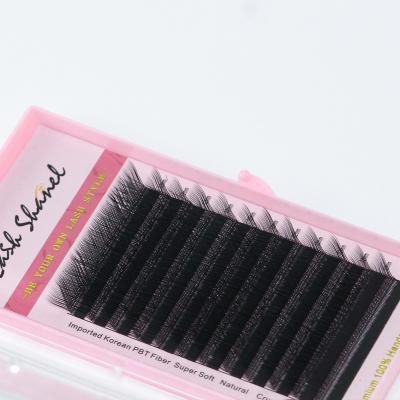 China YY Private Label Premium Cashmere Fans Soft / Softer Natural / Light Weight / Durable / Curl / Stable / Fluffy Volume Fan Extensions Soft L Shape YY W Eyelash Extension Volume Fan Lick by M C D Curl Individual Eyelash for sale