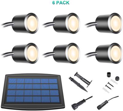 China HOT Garden Product Light Kits 6 Pack Solar Deck Step Light for Garden, Yard Decoration for sale