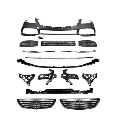 China Chinese Factory PP Front And Rear Car Bumpers Complete Body Kits For Mercedes Benz W222 S Class 2228804600 2018 2019 2020 for sale