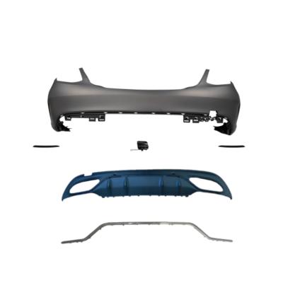 China PP Factory Direct Auto Accessories Complete Car Bumper Rear Body Kits For Mercedes Benz C Class Amg W205 2019 2020 2021 2058883304 for sale