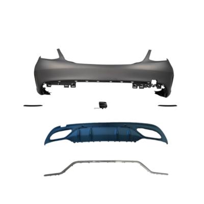 China Hot PP Factory SA Auto Accessories Complete Car Bumper Rear Body Kits For Mercedes Benz C Class Amg W205 2019 2020 2021 2058883304 for sale