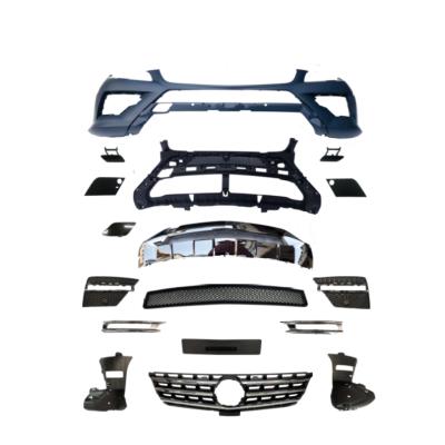 China Full PP PP+ABS Front Car Bumpers With Running Light Body Kits For Mercedes-Benz Ml-Class W166 ml 166 Amg 1668854925 for sale