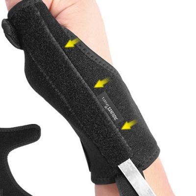 China Universal Spring Steel Bar Support Thumb Sleeve Wrist Protector For Sale for sale