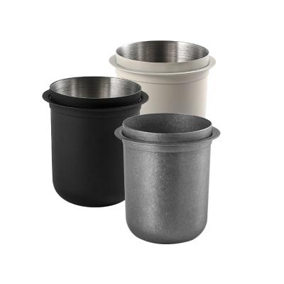 China Viable 150ml Coffee Dosing Cup 58mm Coffee Espresso Dosing Cup Espresso Portafilter Coffee Dosing Cup For 58mm Portafilter for sale