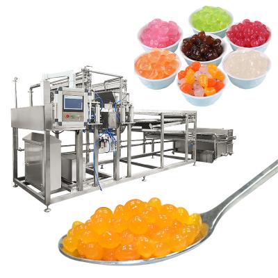 China food & Beverage factory style high capacity Taiwan best-selling automatic jumping boba making machine and juice ball and agar and konjac bobba machine for sale