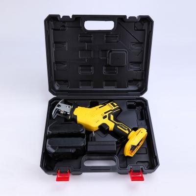 China Multifunctional Brick Saw 18V Battery Saw Portable Wood Metal Saber Saw With Blades Cordless Tooth And LED Light for sale