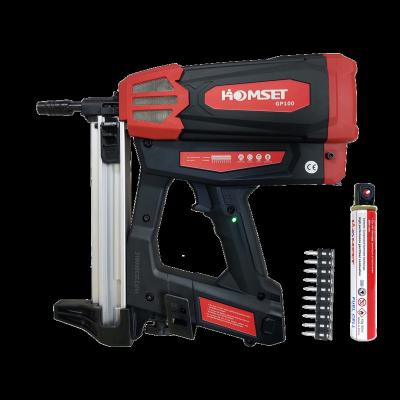 China OEM 2023 Gas Nailer Homset GP100 Concrete Strong Concrete Nail Gun for sale