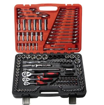 China Car Repairing Tools Customize Automotive Tool Kit Auto Repair Tool Box Wholesale 150pcs Wrench Tool Box for sale