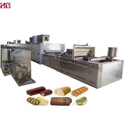 China Automatic Factory Stainless Steel High Efficiency Log Cake Production Line for sale