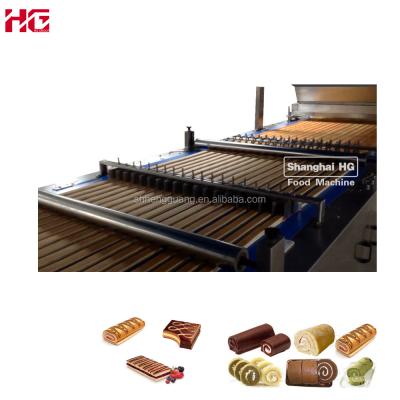 China Fully Automatic CAKE Hg Log Production Line / Layer Cake Making Machine for sale