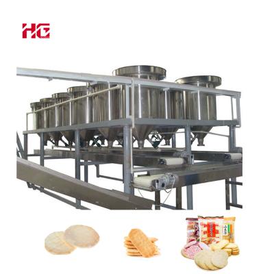 China HG-ERC factory rice cracker production line/rice cake making machine/rice extruder machine for sale