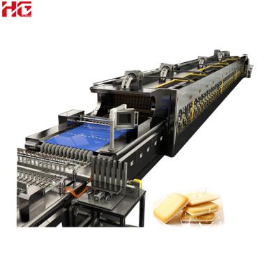 China food & Fully Automatic White Beverage Factory Good Quality Hg Lover Cookies Equipment for sale