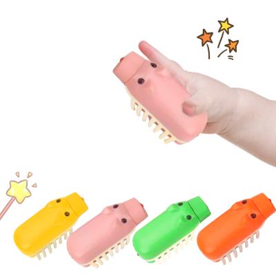 China Wonderful Gift Supermarket Hot Sales Wholesale Mini Led Plastics Micro Pig Animal Shape Pig Electronic Plastic Toys For Children for sale