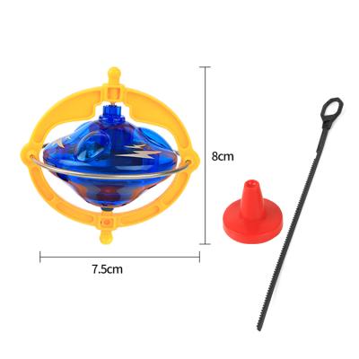 China Wonderful Gift Music Instant Spinning Top For Boys Girls Gift Science Education Learning Balance Anti-stress Interactive Gyro Decompression Toy for sale