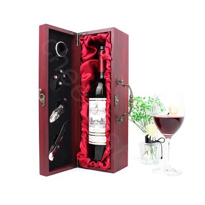 China China Factory Handmade Wine Bottle Box Simple Unique for sale