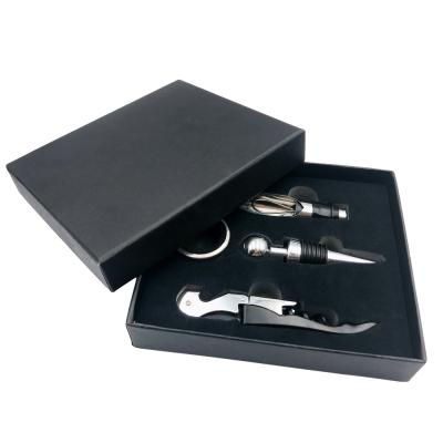 China Viable good sales set wine opener gift set and wine bottle and bottle opener stopper set for sale