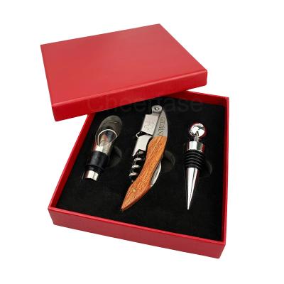 China Good Viable Made Twist Opener Red Wine Metal Tools Gift Set Wine Accessories Wholesale for sale