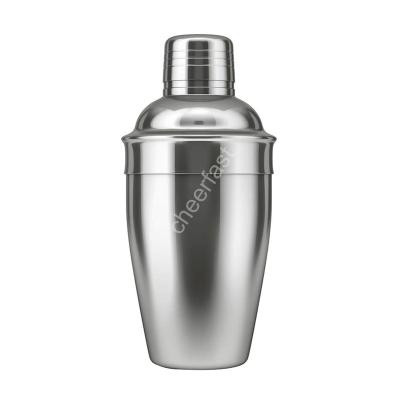 China Stainless Steel Shaker Bartender Kit Shaker Bottle Pretty Viable Drinks Martini Shaker Food Grade Stainless Steel 18Oz for sale