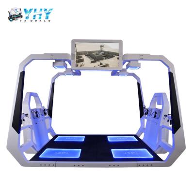 China Amusement Multiplayer Battle Machine 9D VR Stand Space Shooting Simulator for sale