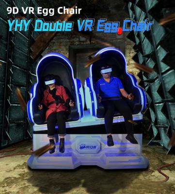 China Simulator-Doppelsitz-der virtuellen Realität des Kind9d Spiel-VR Ei-Stuhl für Vergnügungspark zu verkaufen