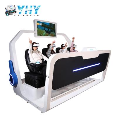 China 4 Seats Interactive VR Shooting Simulator Chair Machine 9D Movie Theater VR Project zu verkaufen