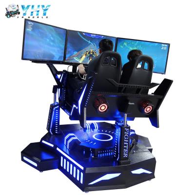 China 2 Players Game Machine 3 Screen Racing Simulator 3 DOf  VR Motion Chair zu verkaufen