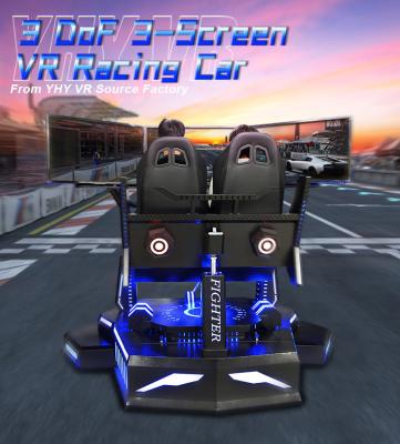 China Water Park 3 Screen Racing Simulator Motion Car Gaming Chair zu verkaufen