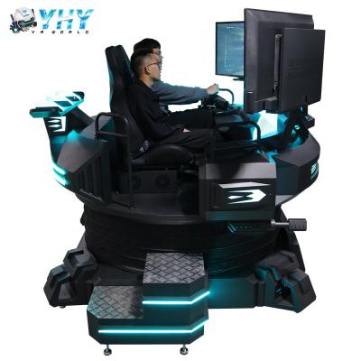 China Auto-Spiel-Fahrsimulator-Rennspiel Arcade Machine 3 Schirme, die Rennwagen des Simulator-3Dof laufen zu verkaufen