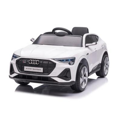 China Multifunctional Steering Wheel With Music Effects Latest Licensed Audi Children's Cars 12v Electric Toy Car Ride On Electric Children Battery Operated Car for sale