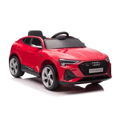 China Multifunctional Steering Wheel With Music Effects 2021 Audi-e tron ​​Sportback Power Wheel Licensed 12v Kids Ride On Car For Electric Children Car Toys for sale