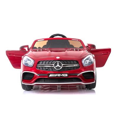 China SL65 Children's Toy Car Ride 12V Battery Operated Kids Portable Battery Powerwheel Mercedes Licensed To Drive for sale